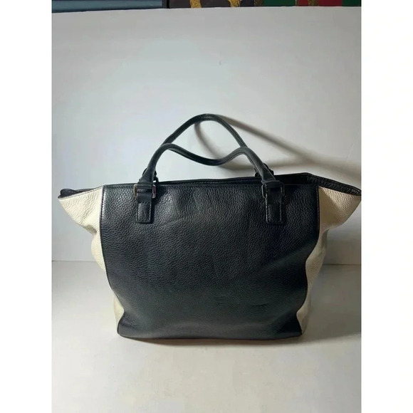 Kate spade Black and White Leather Tote Bag - Picture 2 of 6